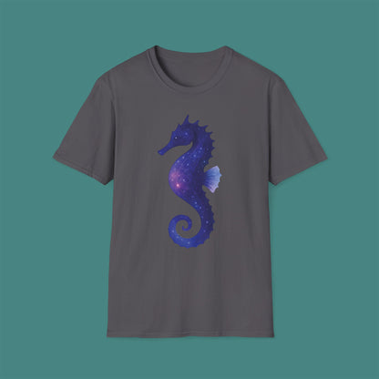 Cosmic Galaxy Seahorse Unisex T-Shirt