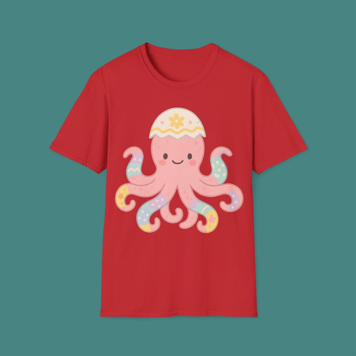 Easter Octopus Unisex T-Shirt