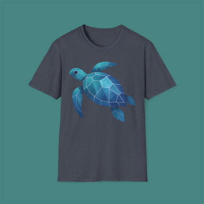 Geometric Polygon Turtle Unisex T-Shirt