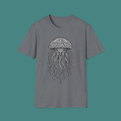 Intricate Mandala Jellyfish Unisex T-Shirt