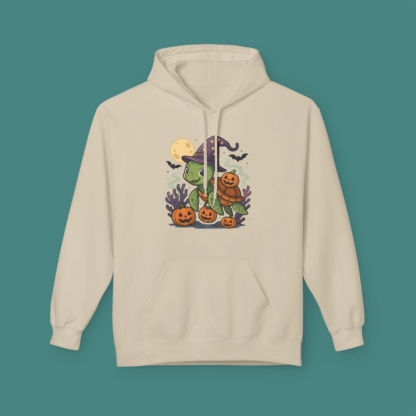 Halloween Turtle Fleece Unisex Hoodie