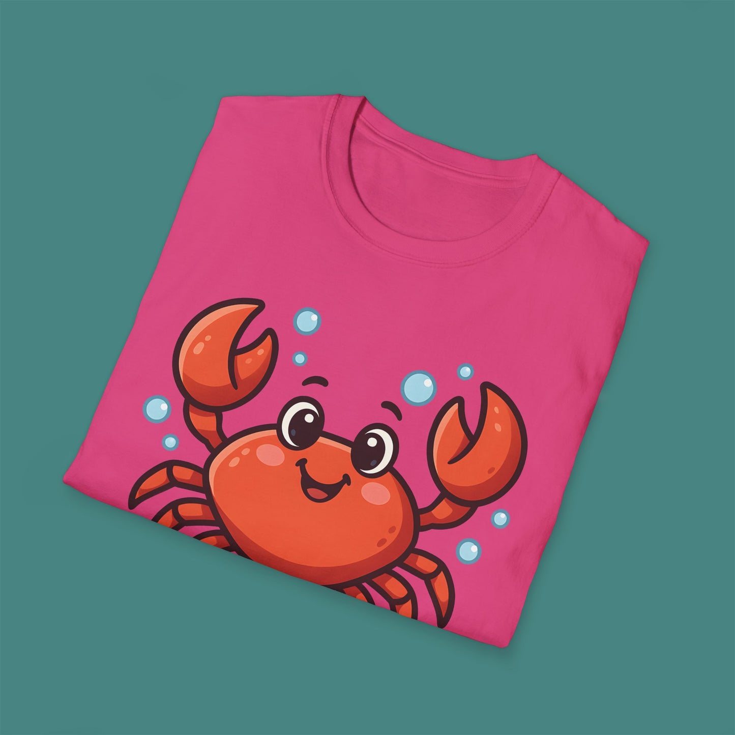 Cartoon Cute Crab Unisex T-Shirt
