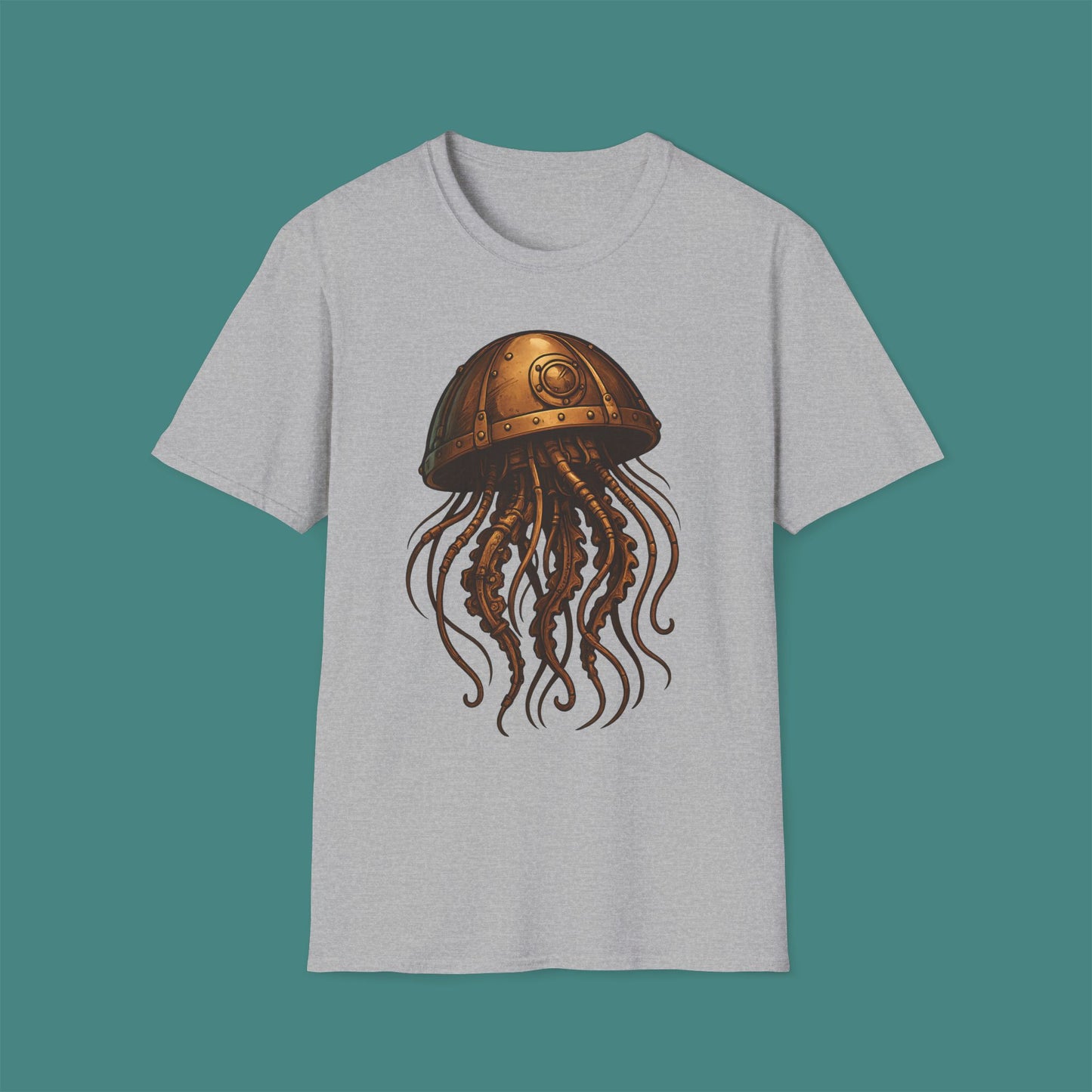Steampunk Mechanical Jellyfish Unisex T-Shirt