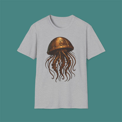 Steampunk Mechanical Jellyfish Unisex T-Shirt