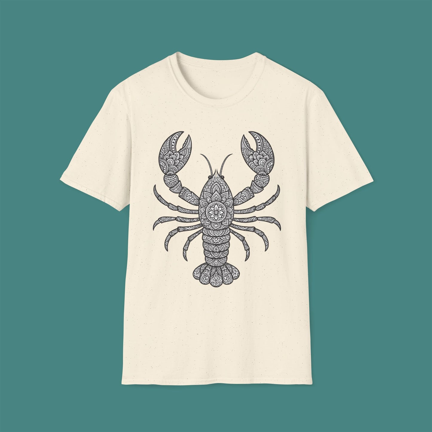 Intricate Mandala Lobster Unisex T-Shirt
