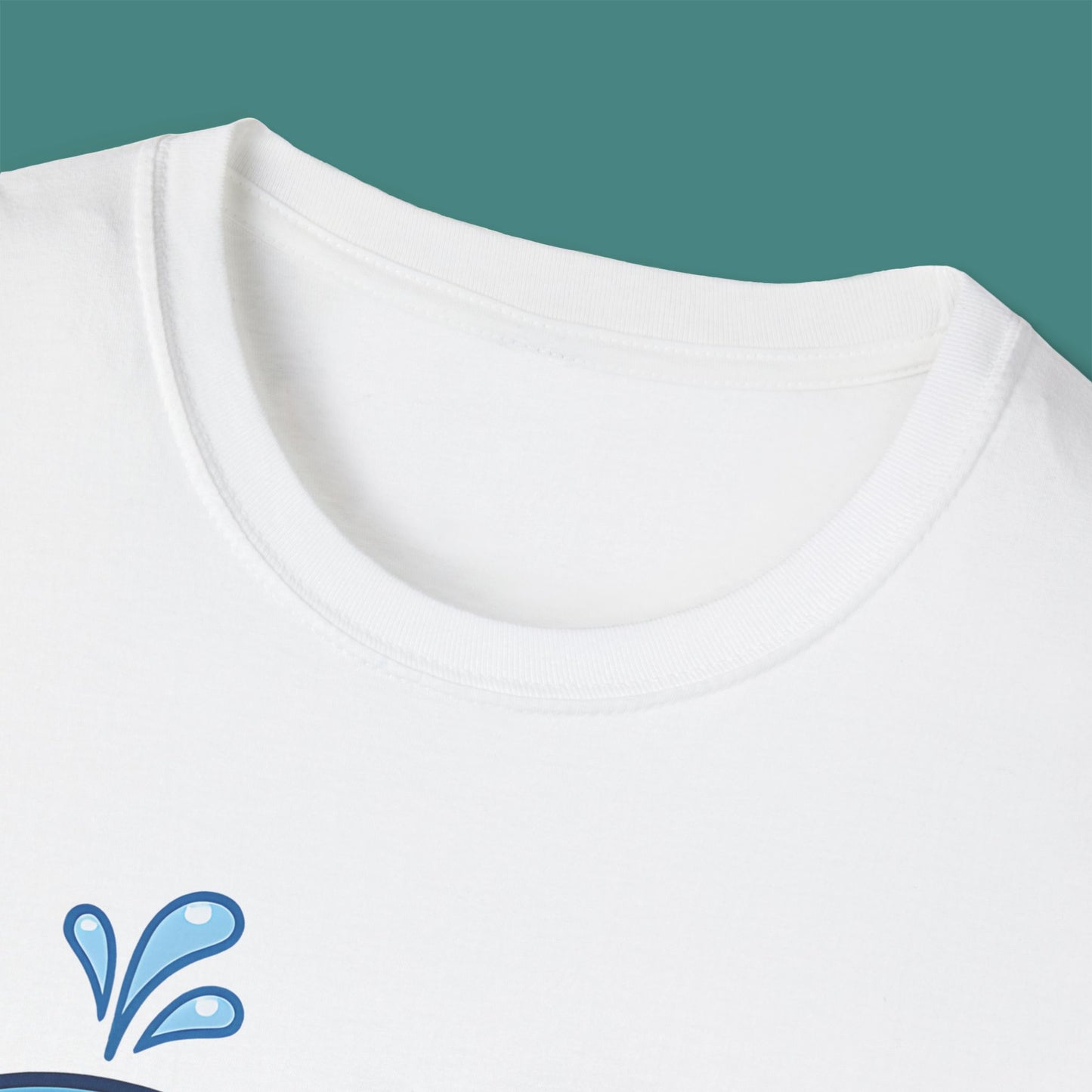 Cartoon Cute Whale Unisex T-Shirt