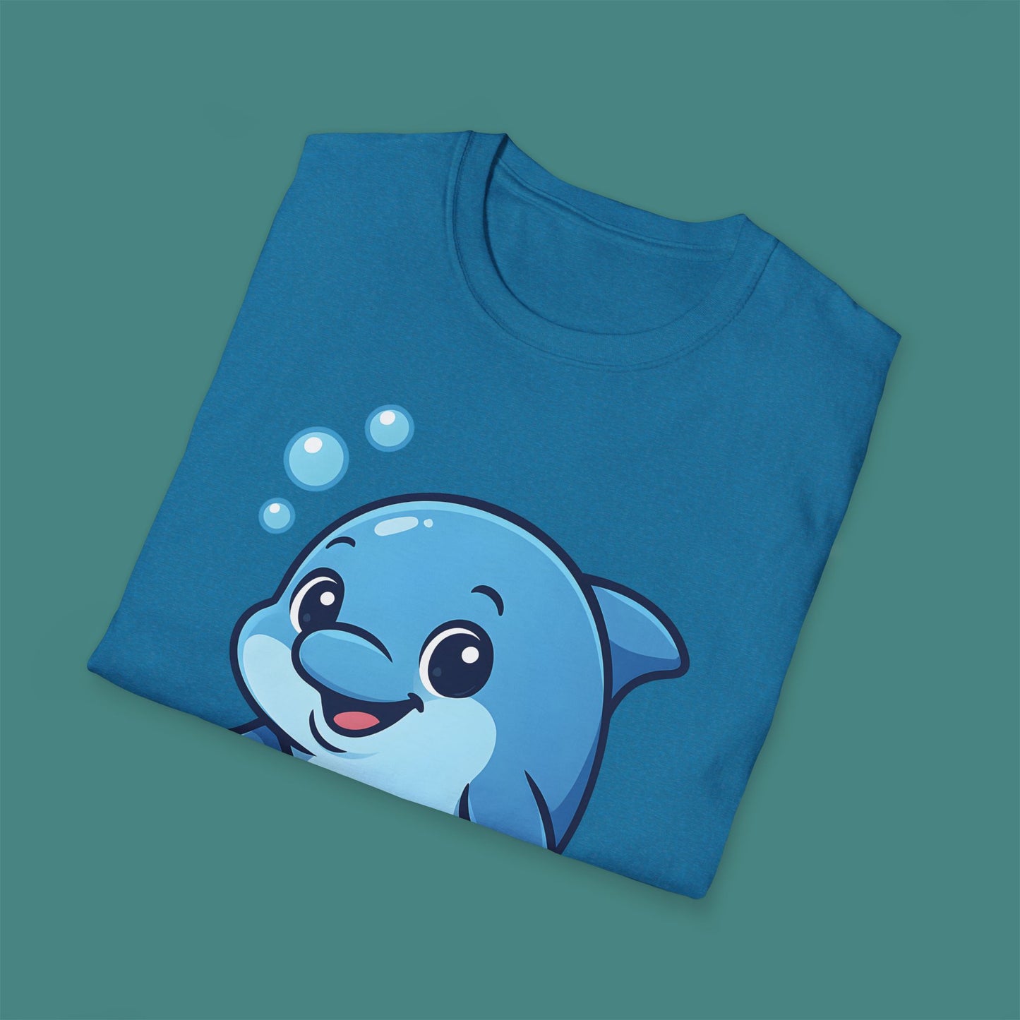 Cartoon Cute Dolphin Unisex T-Shirt