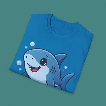 Cartoon Cute Shark Unisex T-Shirt