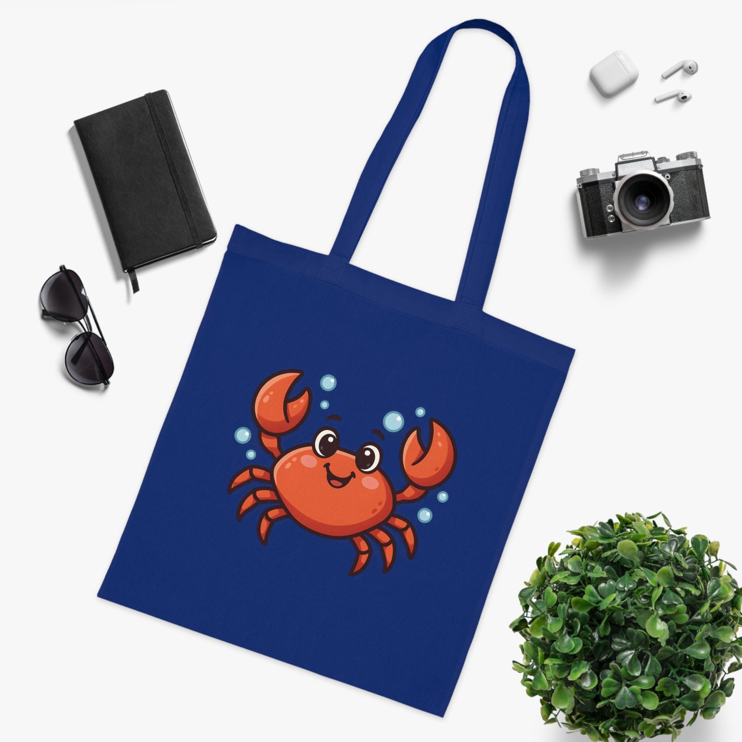 Cartoon Cute Crab Tote Bag