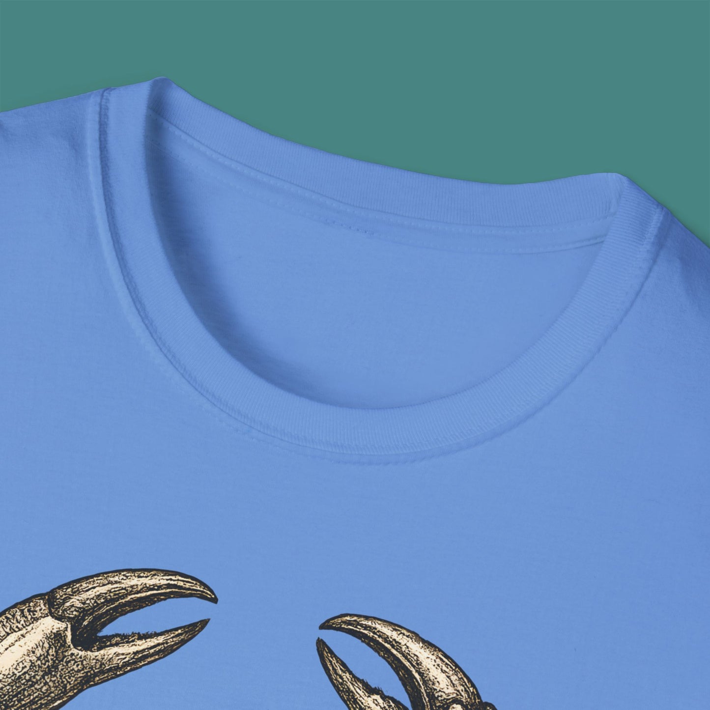 Vintage Etching Crab Unisex T-Shirt