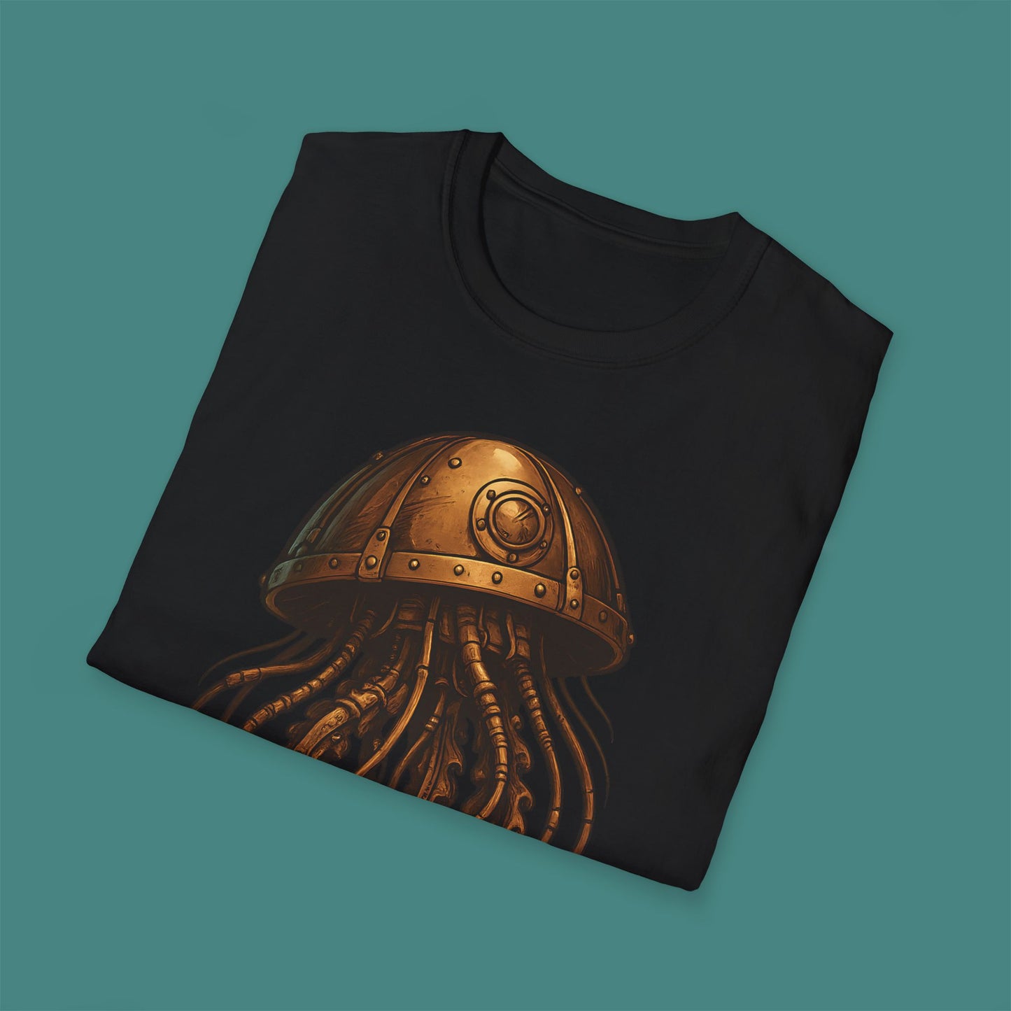 Steampunk Mechanical Jellyfish Unisex T-Shirt