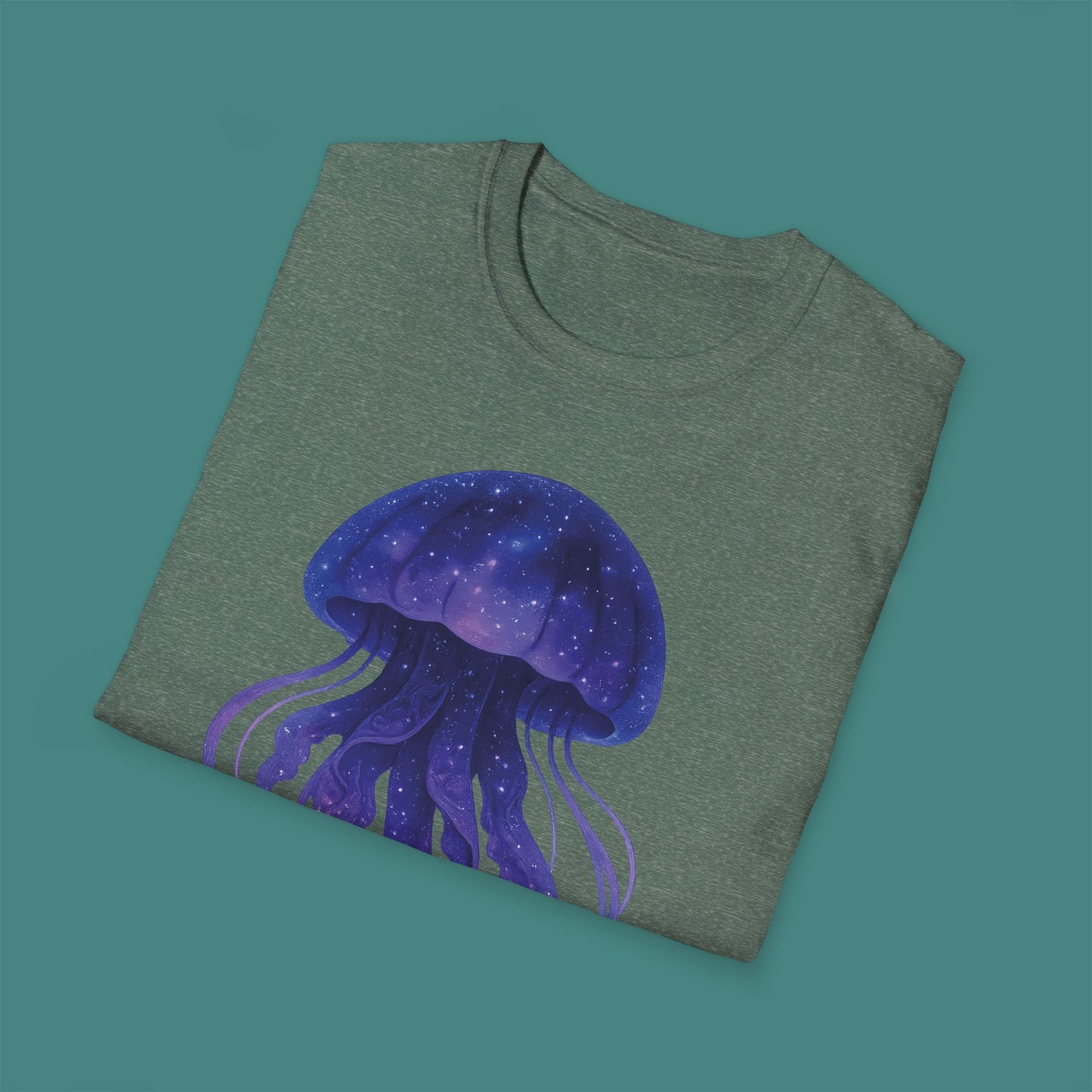 Cosmic Galaxy Jellyfish Unisex T-Shirt