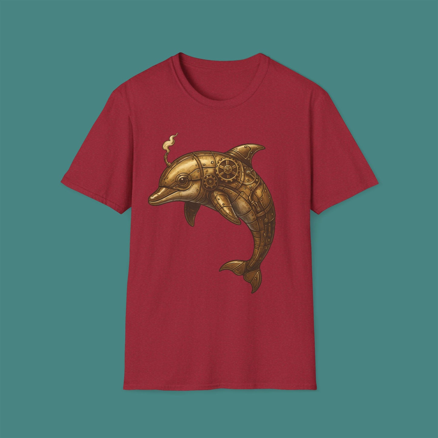 Steampunk Mechanical Dolphin Unisex T-Shirt