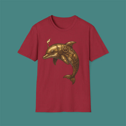 Steampunk Mechanical Dolphin Unisex T-Shirt