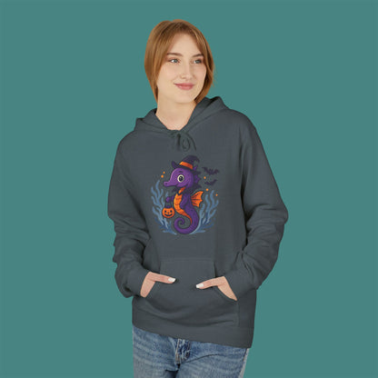 Halloween Seahorse Fleece Unisex Hoodie