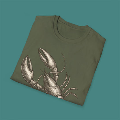 Vintage Etching Lobster Unisex T-Shirt