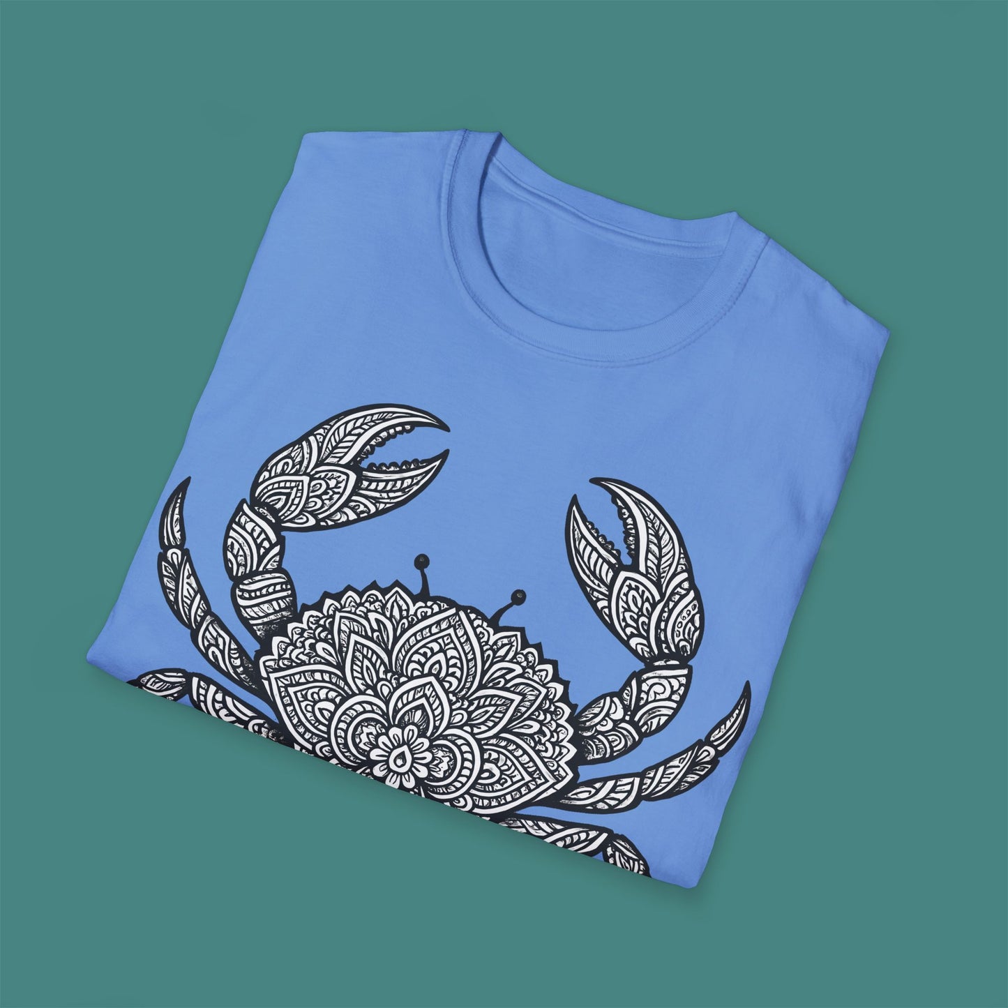 Intricate Mandala Crab Unisex T-Shirt
