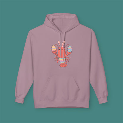 Easter Lobster Fleece Unisex Hoodie