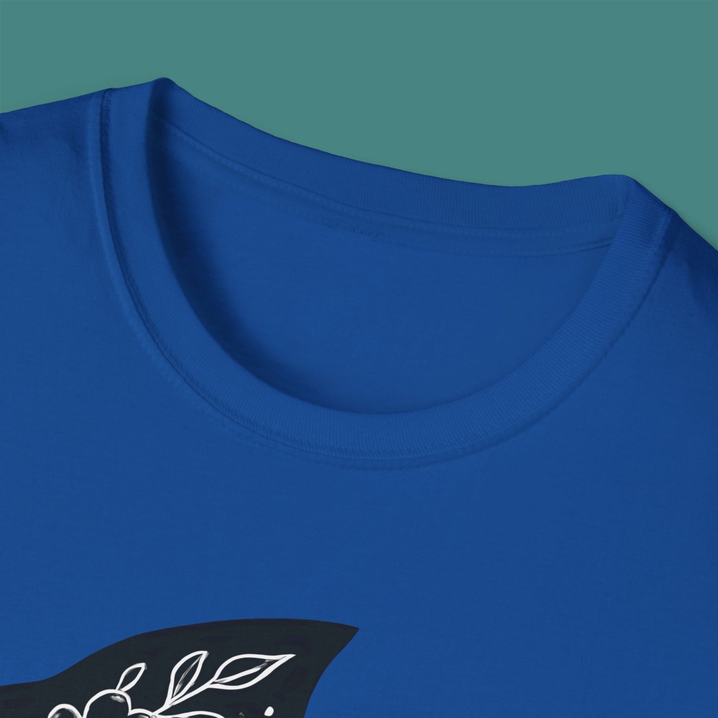 Floral Fish Silhouette Unisex T-Shirt