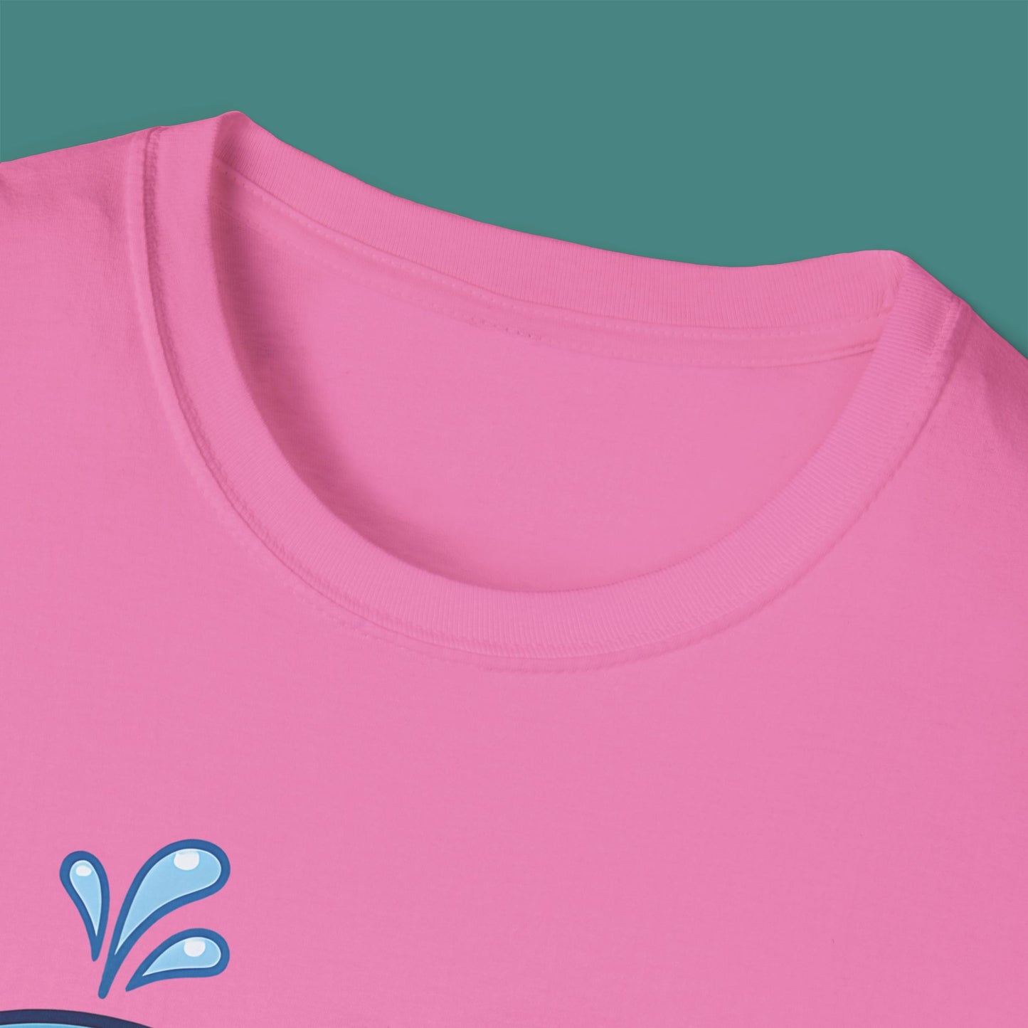 Cartoon Cute Whale Unisex T-Shirt