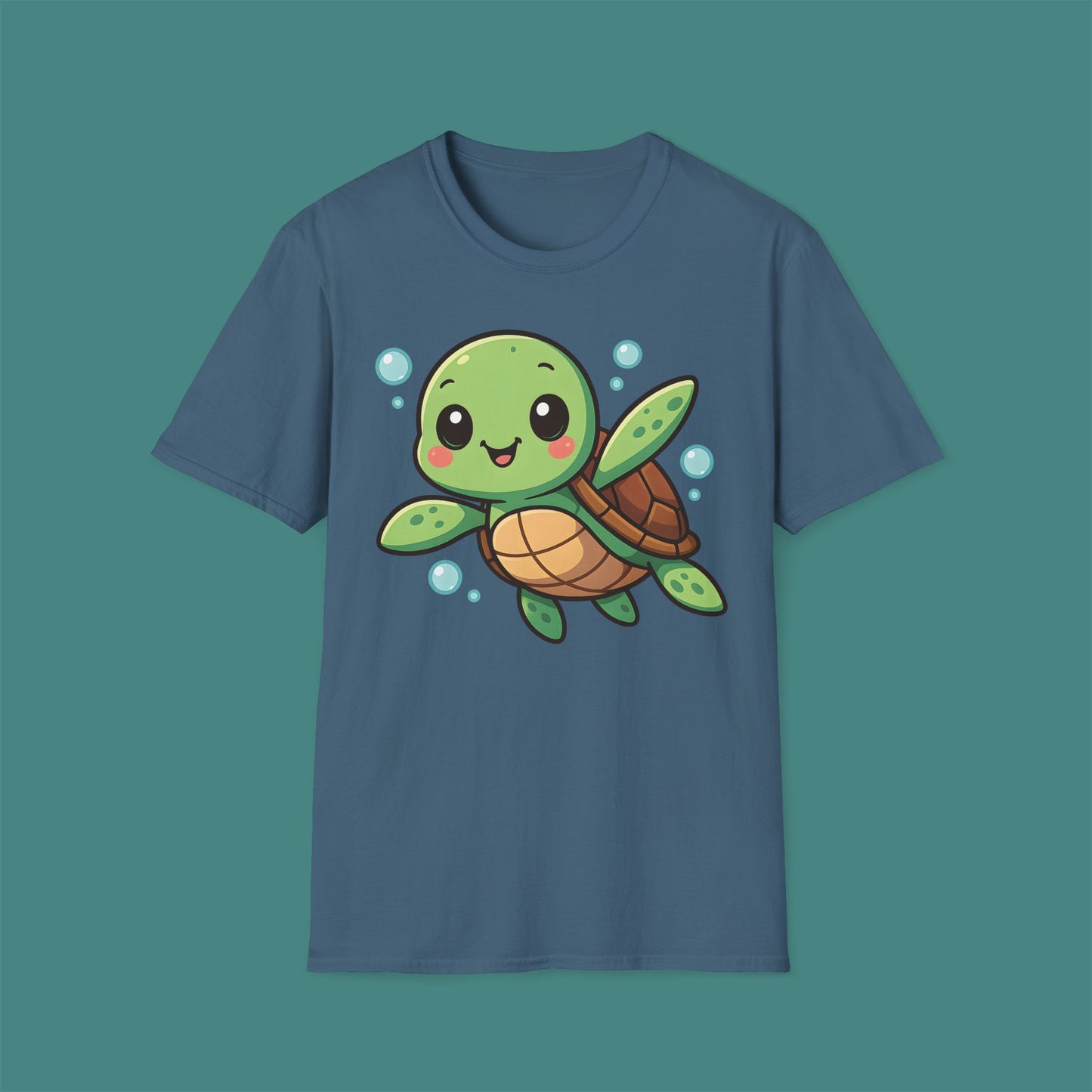 Cartoon Cute Turtle Unisex T-Shirt