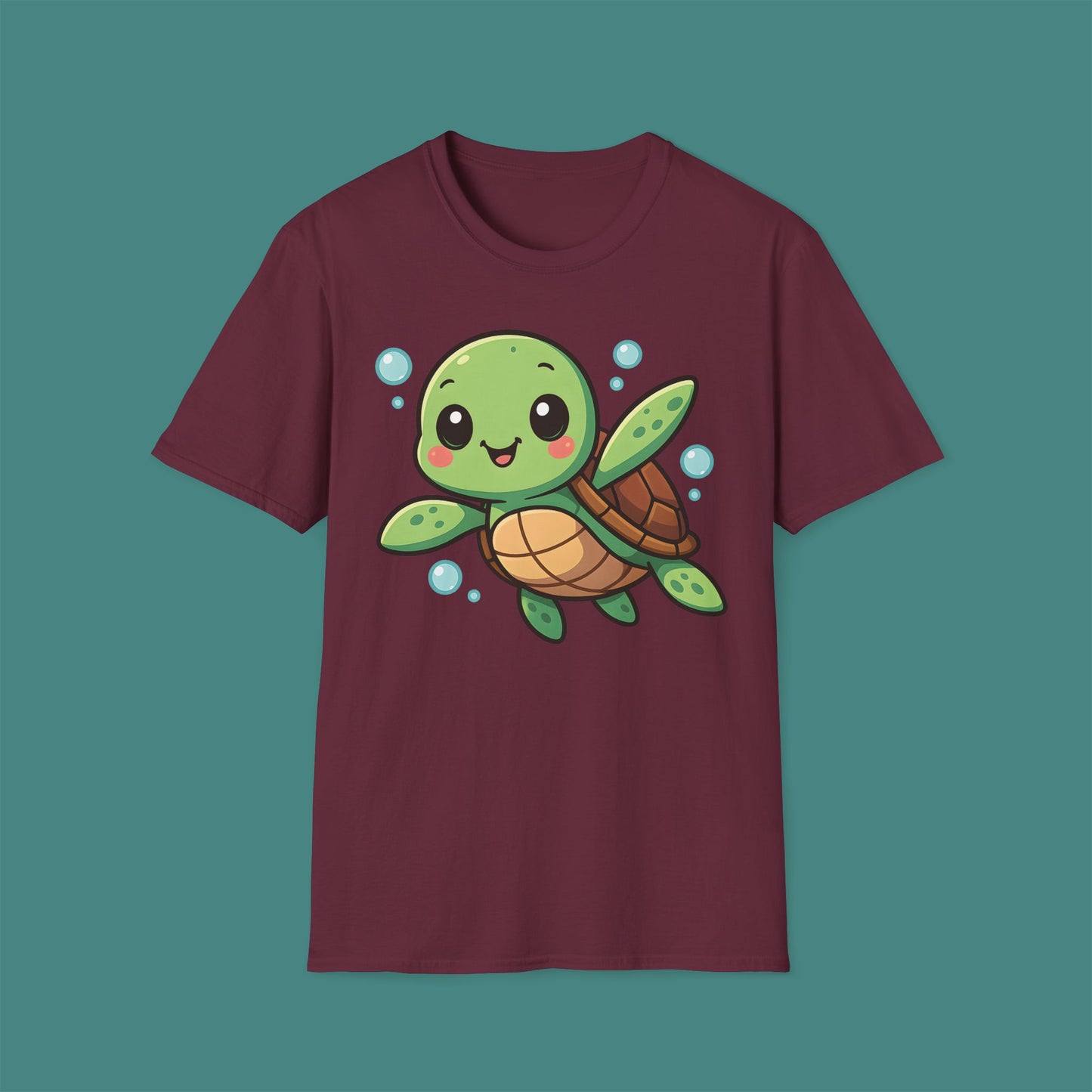 Cartoon Cute Turtle Unisex T-Shirt