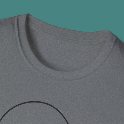 Minimalist Line Art Jellyfish Unisex T-Shirt