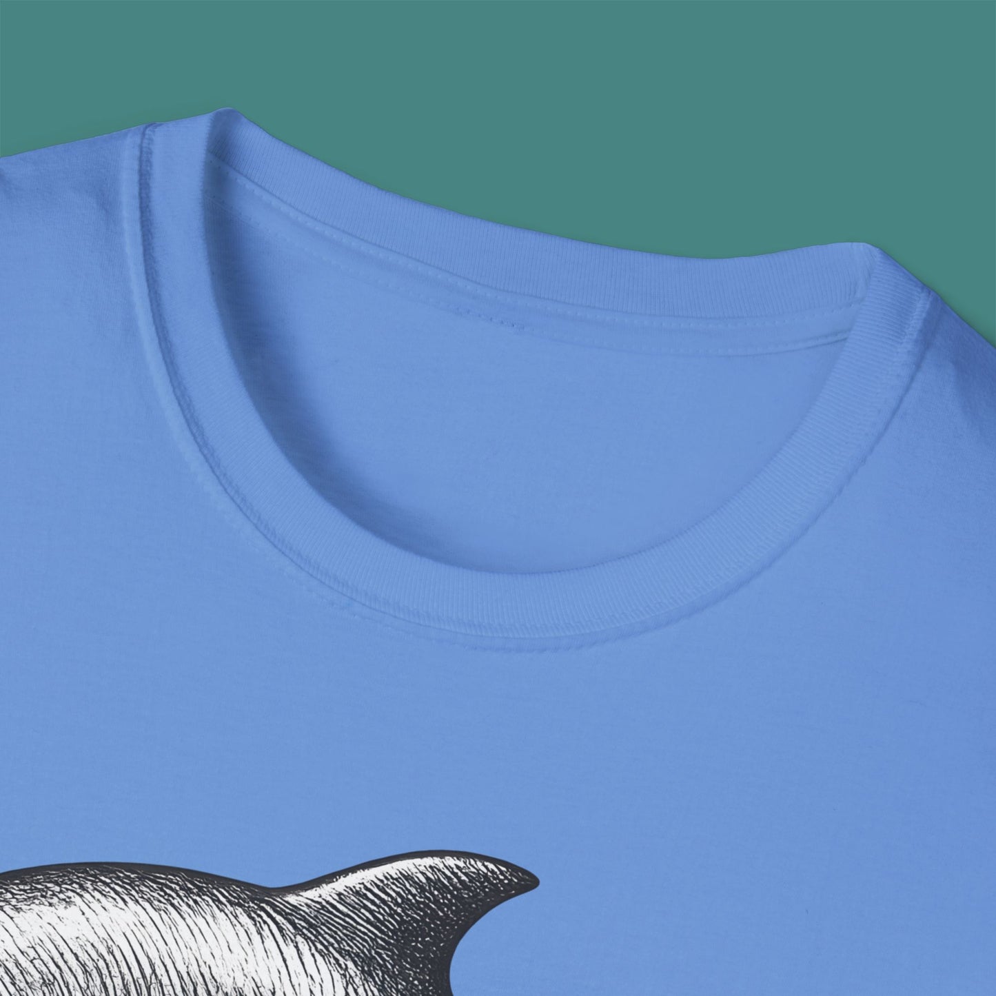Vintage Etching Dolphin Unisex T-Shirt