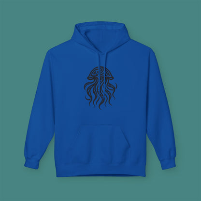 Tribal Tattoo Jellyfish Fleece Unisex Hoodie
