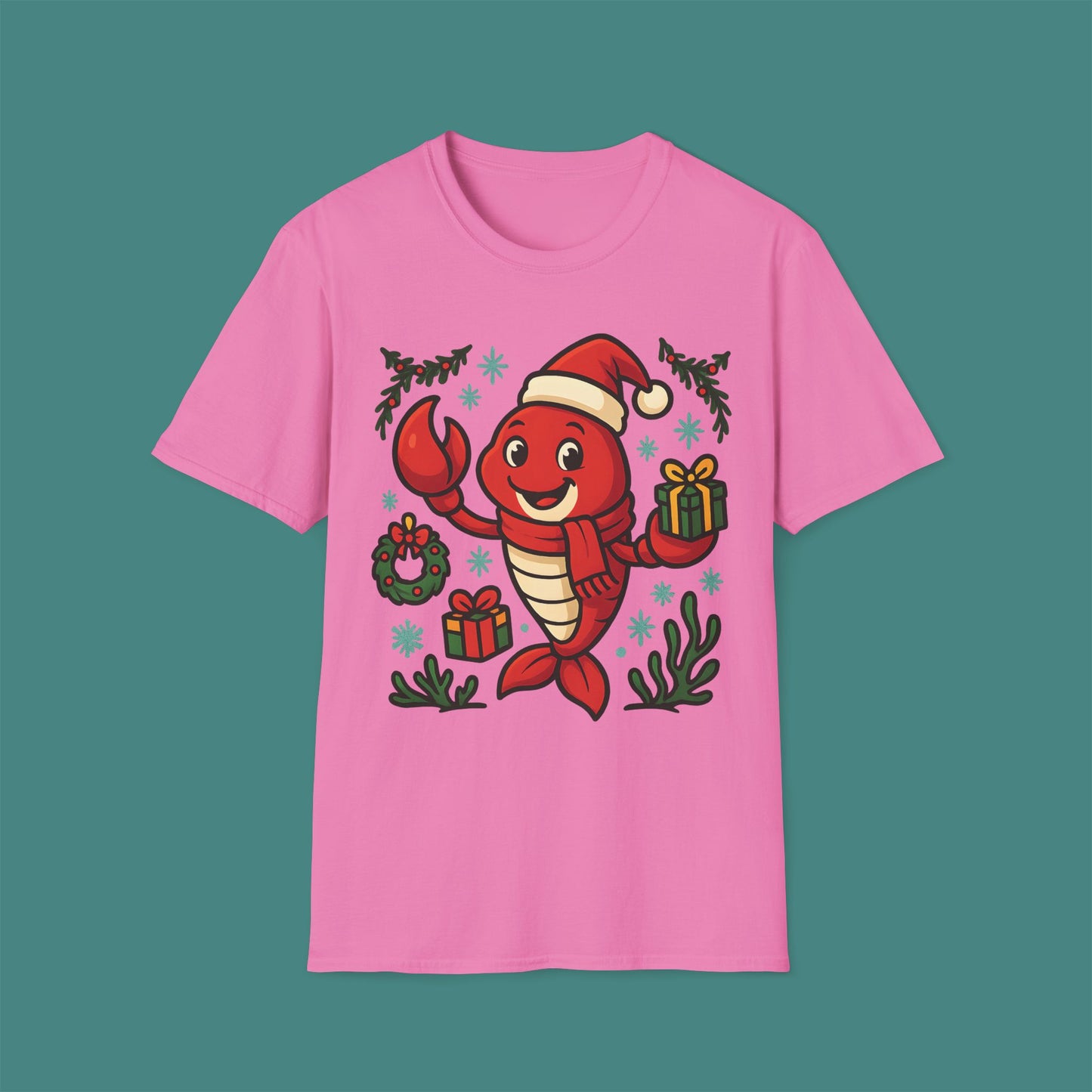 Christmas Lobster Unisex T-Shirt