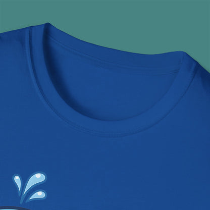 Cartoon Cute Whale Unisex T-Shirt