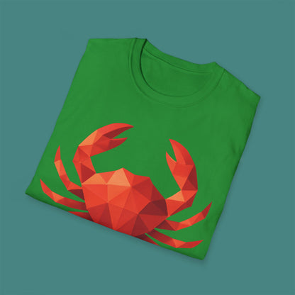 Geometric Polygon Crab Unisex T-Shirt