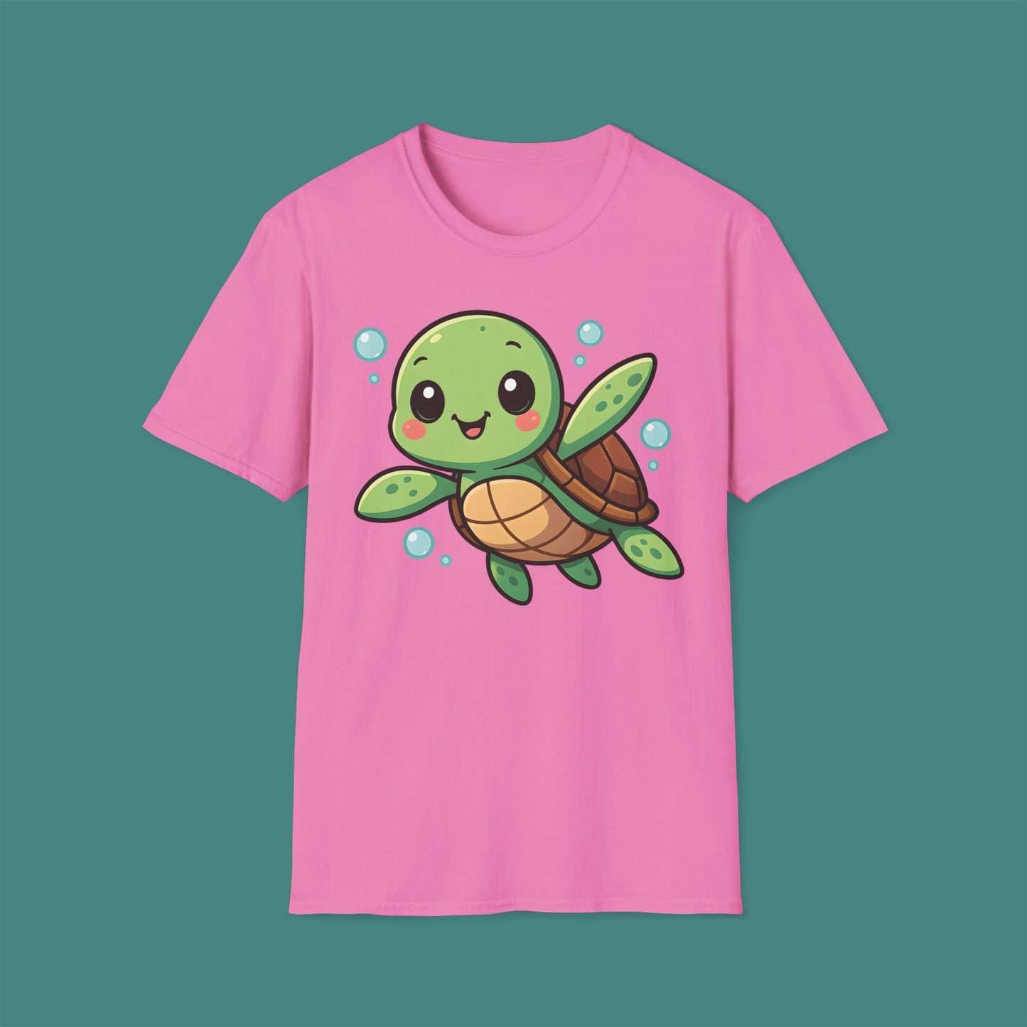 Cartoon Cute Turtle Unisex T-Shirt