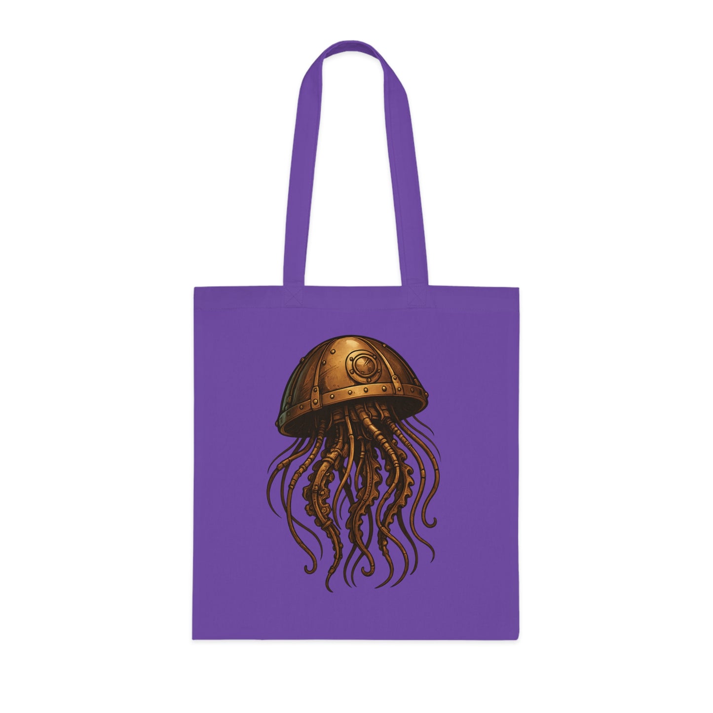 Steampunk Mechanical Jellyfish Tote Bag