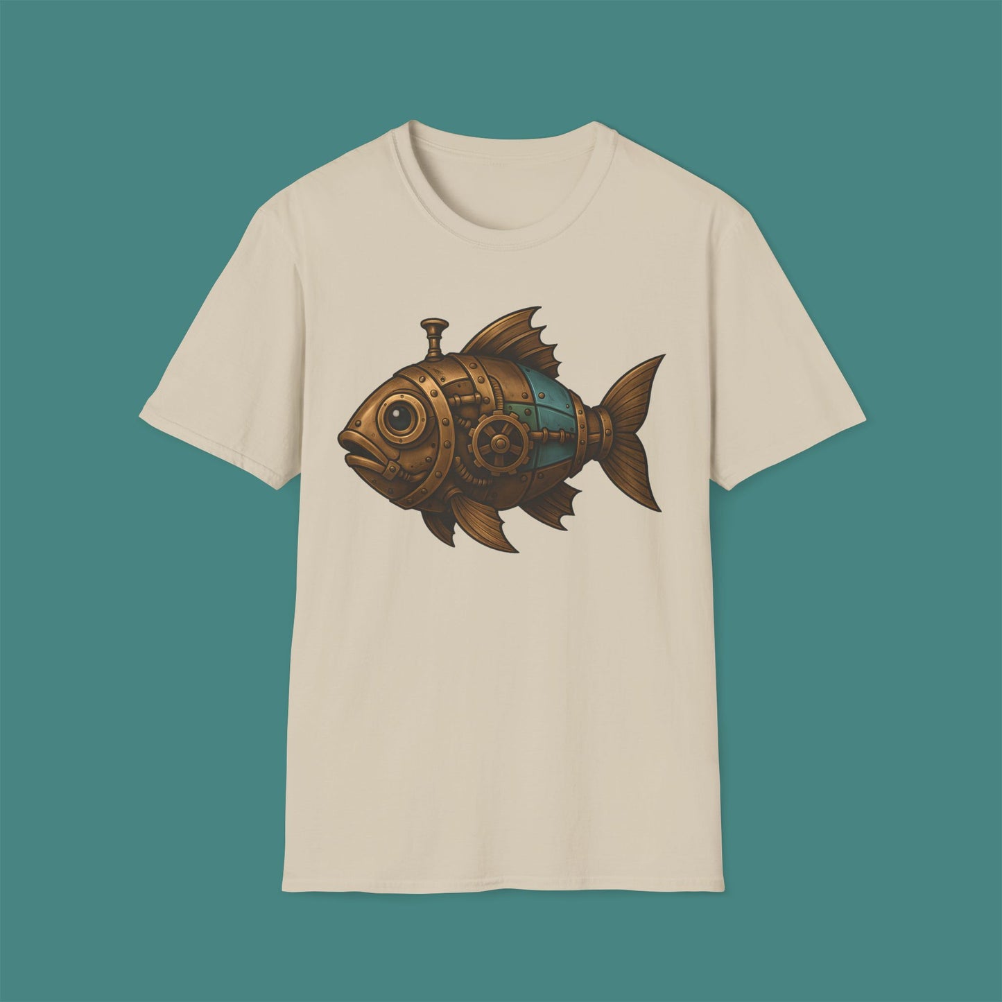 Steampunk Mechanical Fish Unisex T-Shirt