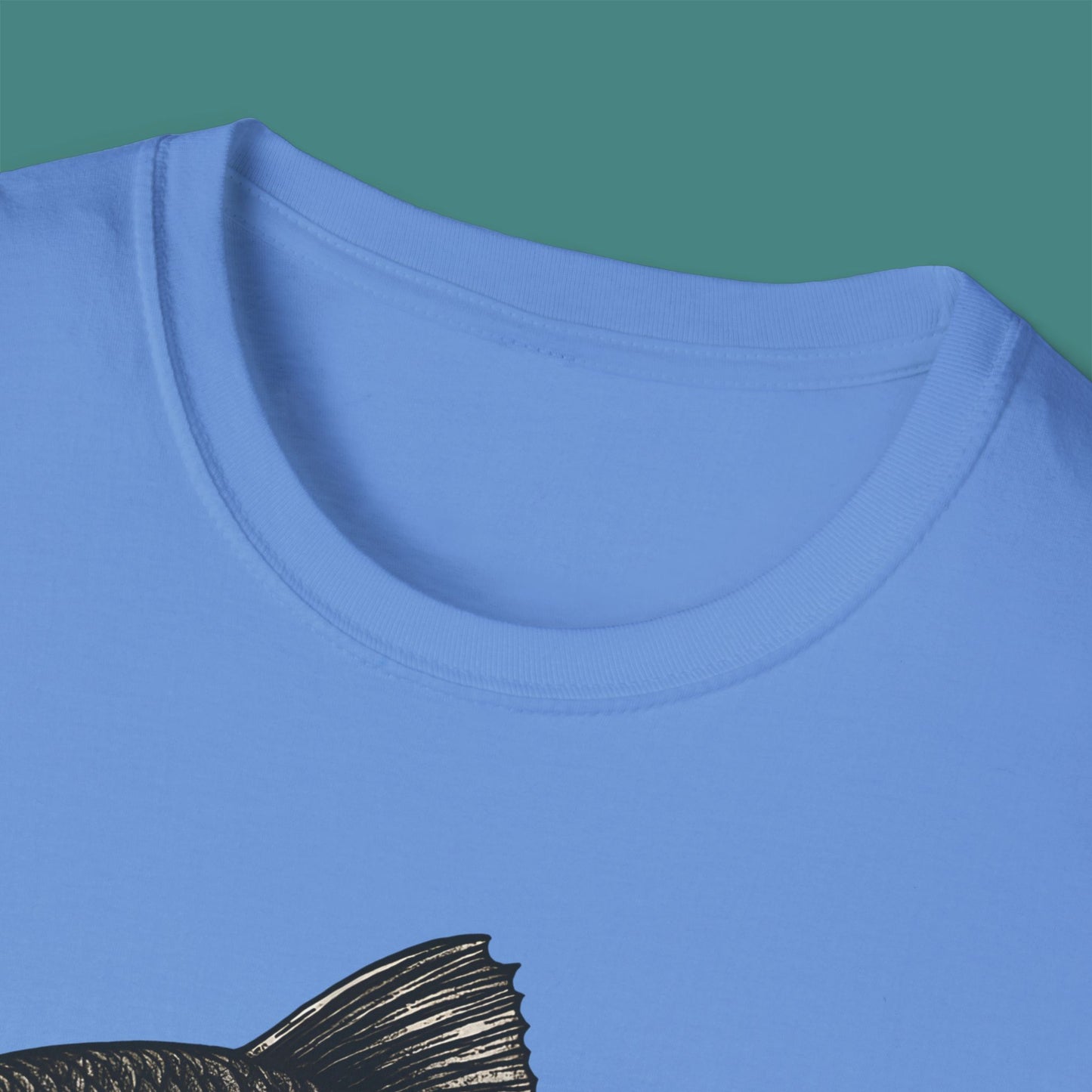 Vintage Etching Fish Unisex T-Shirt