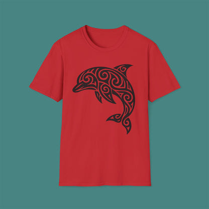 Tribal Tattoo Dolphin Unisex T-Shirt
