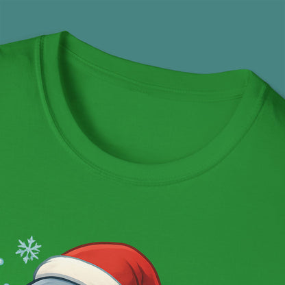 Christmas Dolphin Unisex T-Shirt