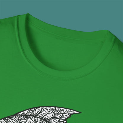 Intricate Mandala Fish Unisex T-Shirt