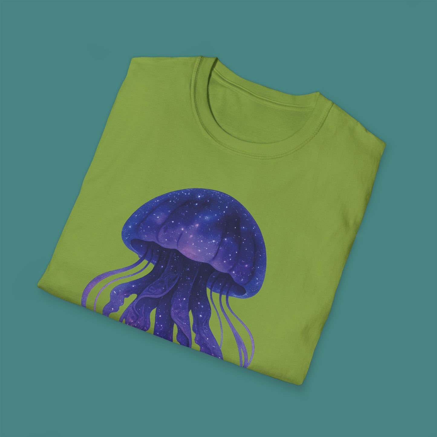 Cosmic Galaxy Jellyfish Unisex T-Shirt