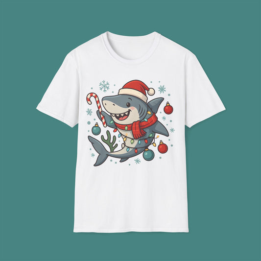Christmas Shark Unisex T-Shirt