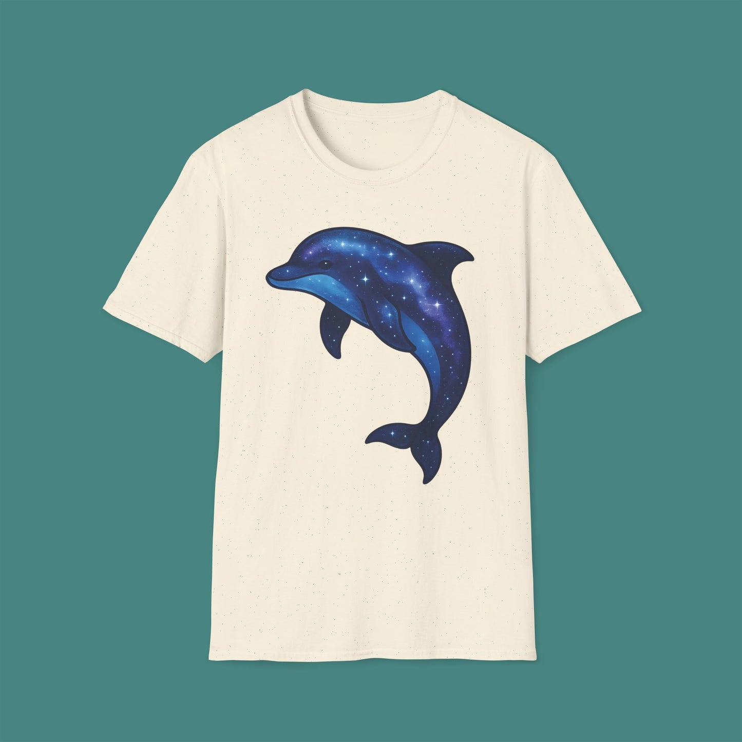 Cosmic Galaxy Dolphin Unisex T-Shirt