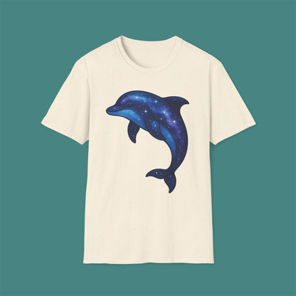 Cosmic Galaxy Dolphin Unisex T-Shirt