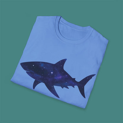 Cosmic Galaxy Shark Unisex T-Shirt