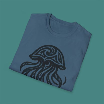 Tribal Tattoo Jellyfish Unisex T-Shirt