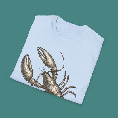 Vintage Etching Lobster Unisex T-Shirt