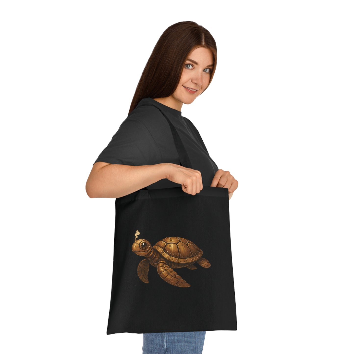Steampunk Mechanical Turtle Tote Bag
