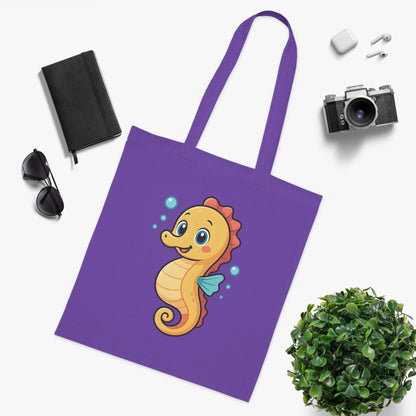 Cartoon Cute Seahorse Tote Bag