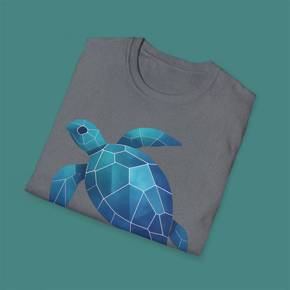Geometric Polygon Turtle Unisex T-Shirt