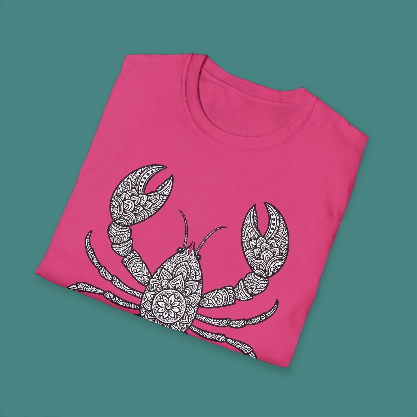 Intricate Mandala Lobster Unisex T-Shirt